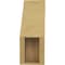 Ekena Millwork 5-inch W x 10-inch D x 14-inch H Monterey Rough Cedar Woodgrain TimberThane Knee Brace, Primed BRCUR05X10X14MONRCPR - alternate 2